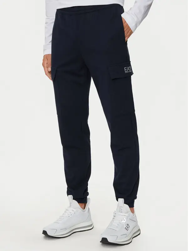 EA7 Emporio Armani EA7 Emporio Armani Donji dio trenerke 8NPP67 PJVRZ 0562 Tamnoplava Regular Fit