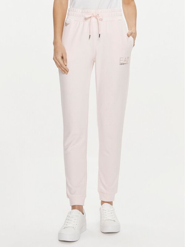 EA7 Emporio Armani EA7 Emporio Armani Donji dio trenerke 8NTP66 TJ9RZ 1422 Ružičasta Regular Fit