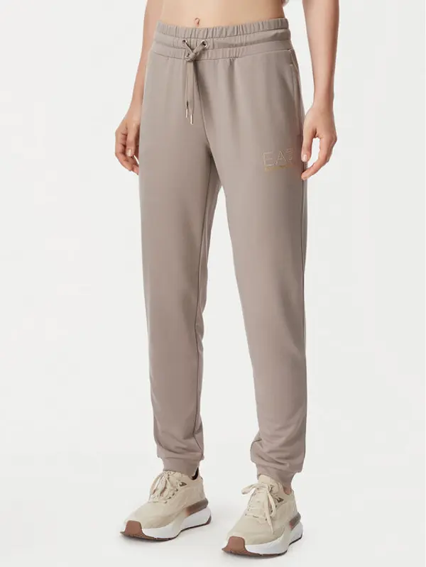 EA7 Emporio Armani EA7 Emporio Armani Donji dio trenerke 8NTP66 TJ9RZ U6100 Tamno bež Regular Fit