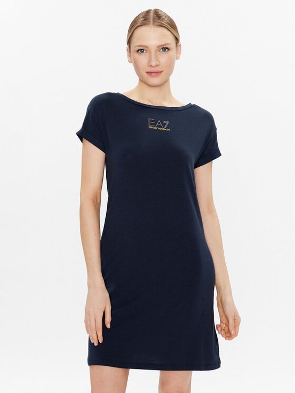 EA7 Emporio Armani EA7 Emporio Armani Haljina za svaki dan 3RTA55 TJDQZ 1554 Tamnoplava Regular Fit