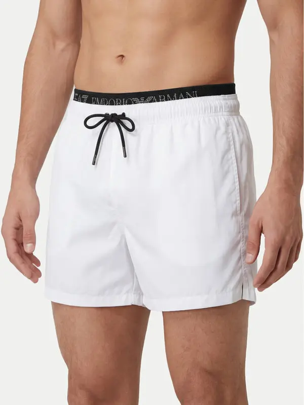 EA7 Emporio Armani EA7 Emporio Armani Kupaće gaće i hlače 7M001689 AF21074 U0002 Bijela Regular Fit