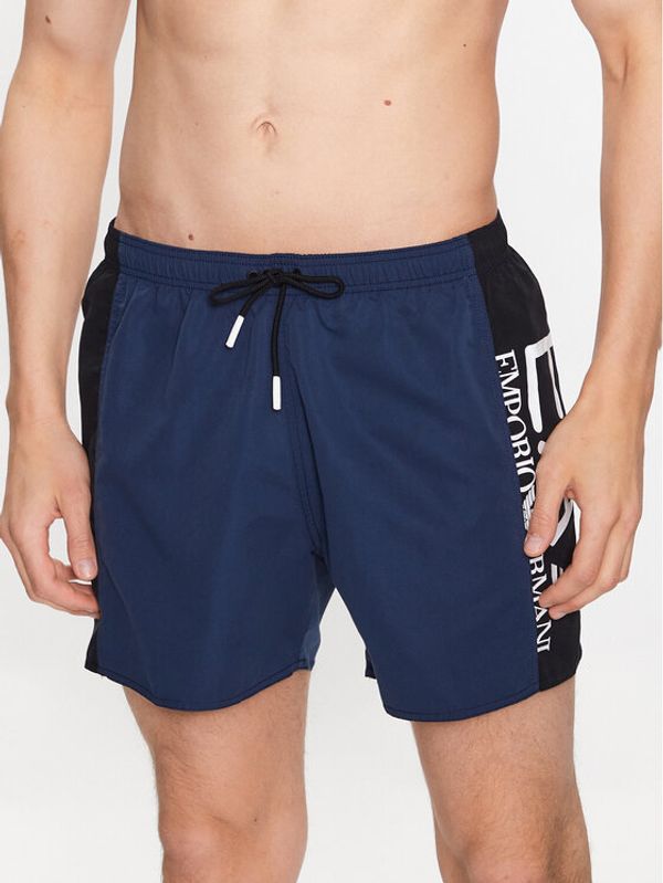 EA7 Emporio Armani EA7 Emporio Armani Kupaće gaće i hlače 902000 3R728 06935 Tamnoplava Regular Fit