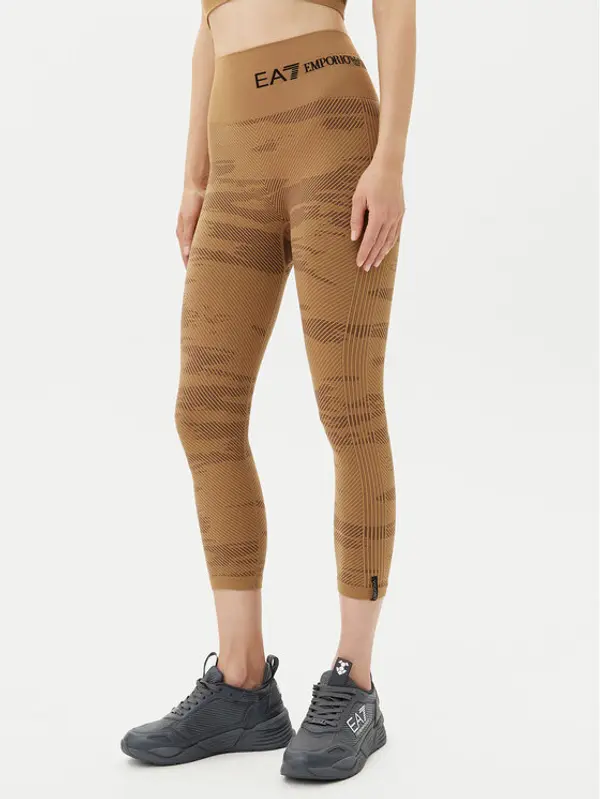 EA7 Emporio Armani EA7 Emporio Armani Leggings 7W000518 AF13714 U6054 Smeđa Slim Fit