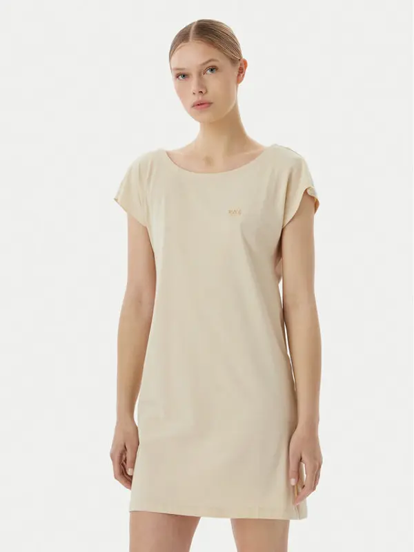 EA7 Emporio Armani EA7 Emporio Armani Ljetna haljina 7W001478 AF10373 U1088 Svijetlo bež Relaxed Fit