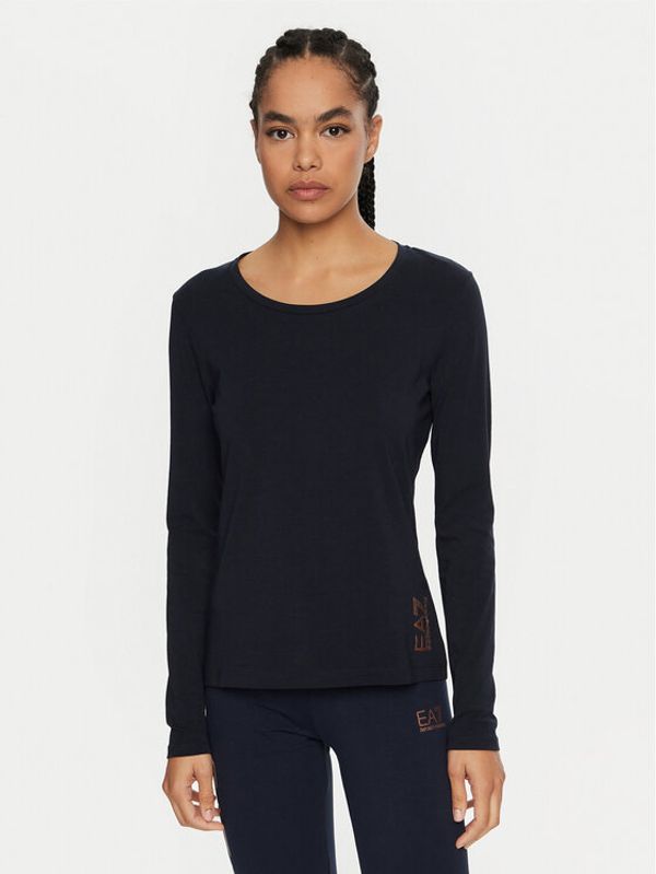 EA7 Emporio Armani EA7 Emporio Armani Majica 6DTT06 TJQCZ 1562 Tamnoplava Slim Fit