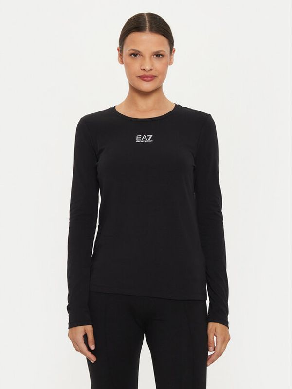 EA7 Emporio Armani EA7 Emporio Armani Majica 6DTT13 TJDZZ 1200 Crna Slim Fit