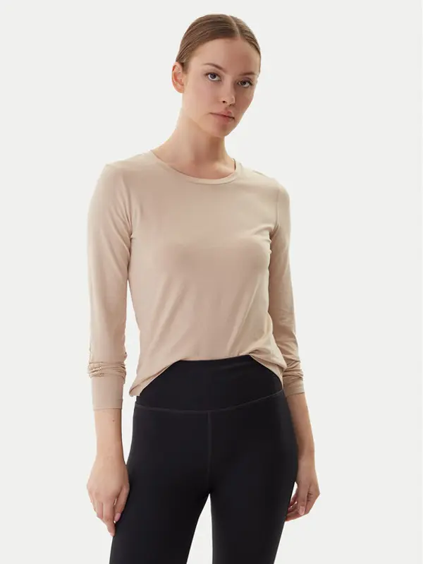 EA7 Emporio Armani EA7 Emporio Armani Majica 7W000522 AF10373 U1046 Bež Regular Fit