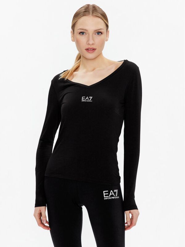 EA7 Emporio Armani EA7 Emporio Armani Majica 8NTT52 TJFKZ 0200 Crna Regular Fit