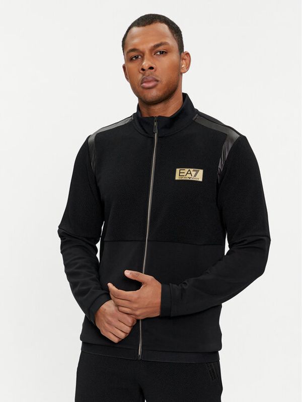 EA7 Emporio Armani EA7 Emporio Armani Majica dugih rukava 3DPM09 PJUZZ 1200 Crna Regular Fit