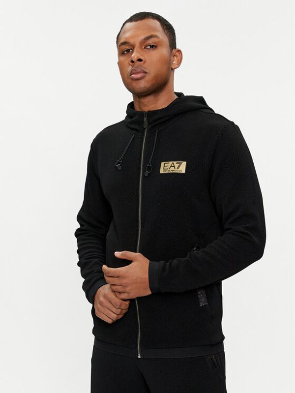 EA7 Emporio Armani EA7 Emporio Armani Majica dugih rukava 3DPM12 PJG1Z 1200 Crna Regular Fit