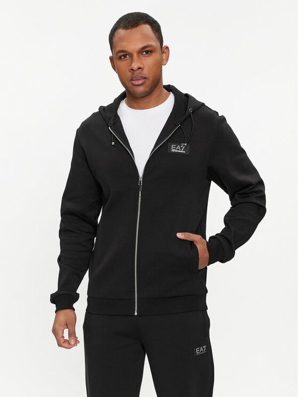 EA7 Emporio Armani EA7 Emporio Armani Majica dugih rukava 3DPM82 PJUEZ 1200 Crna Regular Fit