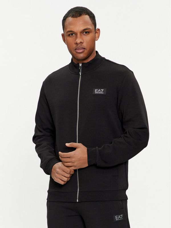EA7 Emporio Armani EA7 Emporio Armani Majica dugih rukava 3DPM83 PJUEZ 1200 Crna Regular Fit