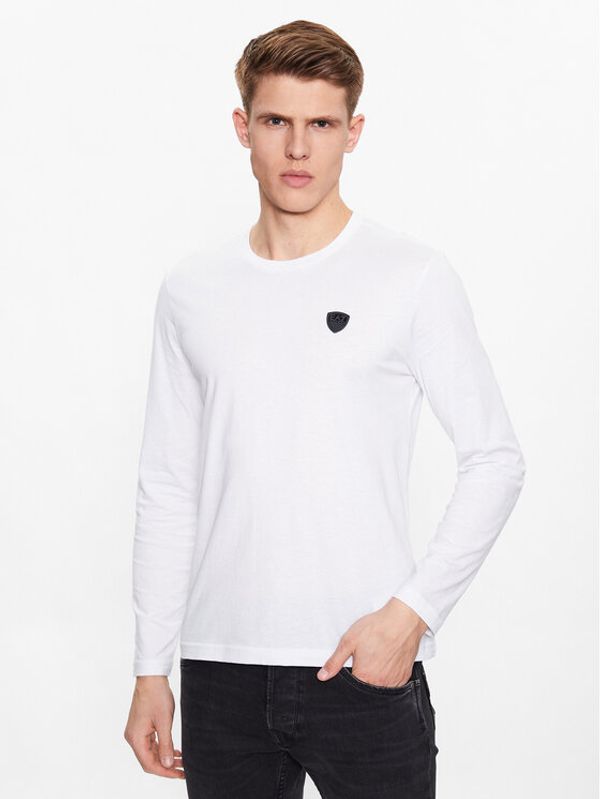 EA7 Emporio Armani EA7 Emporio Armani Majica dugih rukava 3RPT43 PJNTZ 1100 Bijela Regular Fit