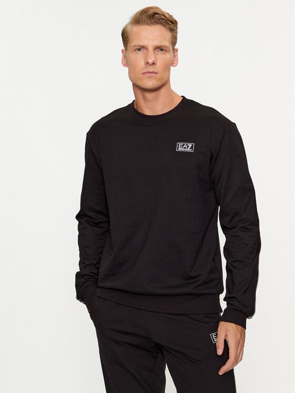 EA7 Emporio Armani EA7 Emporio Armani Majica dugih rukava 6RPM12 PJ05Z 1200 Crna Regular Fit