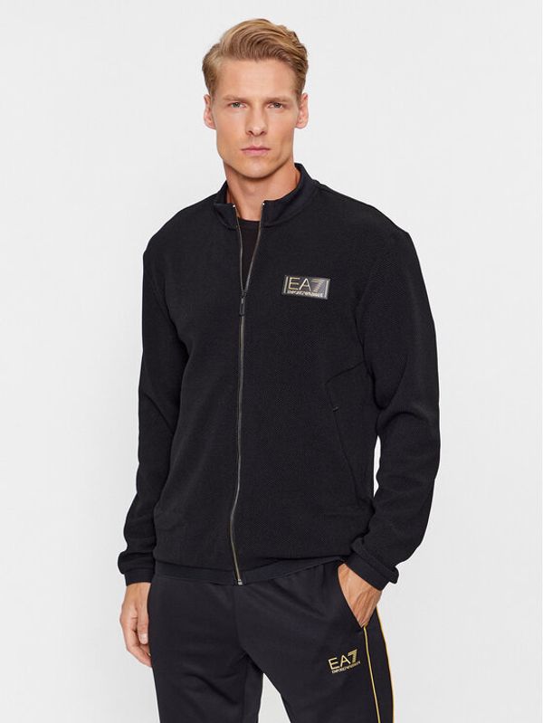 EA7 Emporio Armani EA7 Emporio Armani Majica dugih rukava 6RPM40 PJG1Z 1200 Crna Regular Fit