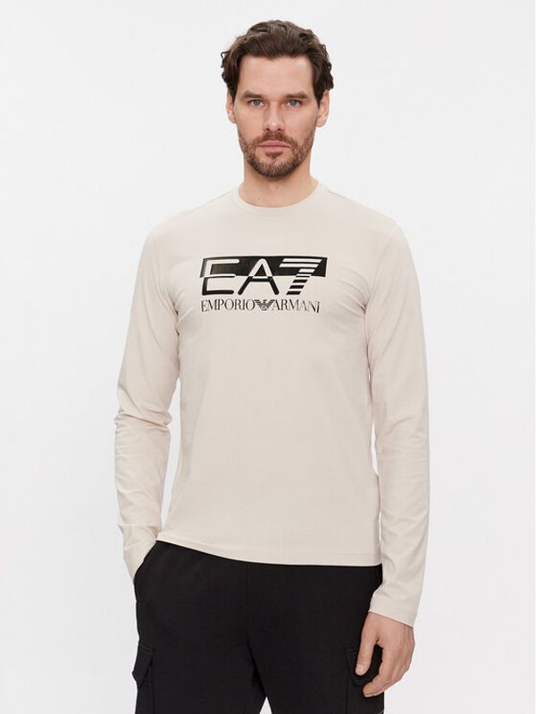 EA7 Emporio Armani EA7 Emporio Armani Majica dugih rukava 6RPT64 PJ03Z 1716 Écru Regular Fit