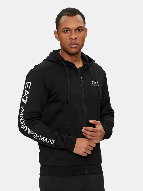 EA7 Emporio Armani EA7 Emporio Armani Majica dugih rukava 7M000568 AF13512 MC001 Crna Regular Fit