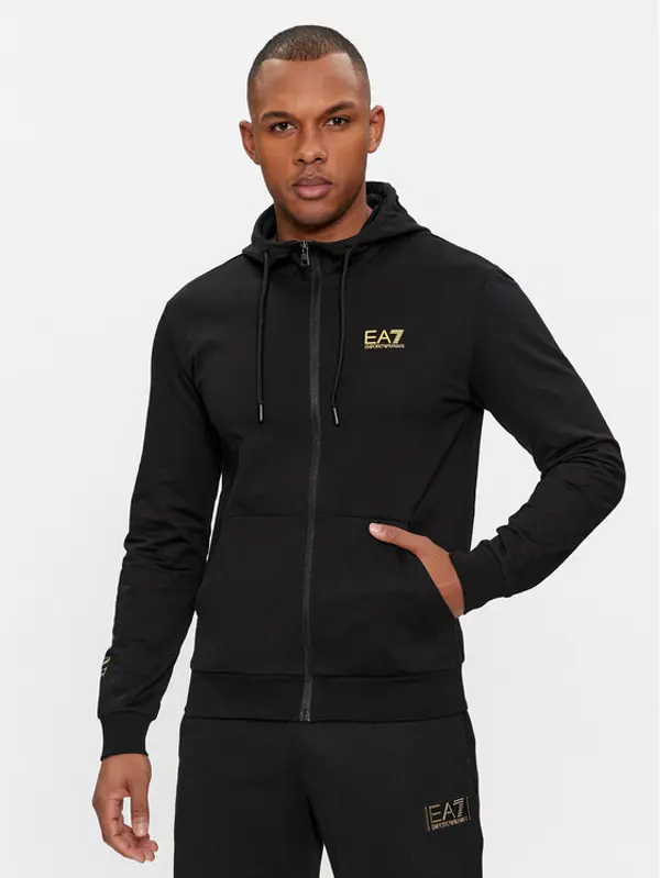 EA7 Emporio Armani EA7 Emporio Armani Majica dugih rukava 7M000568 AF13512 MC004 Crna Regular Fit