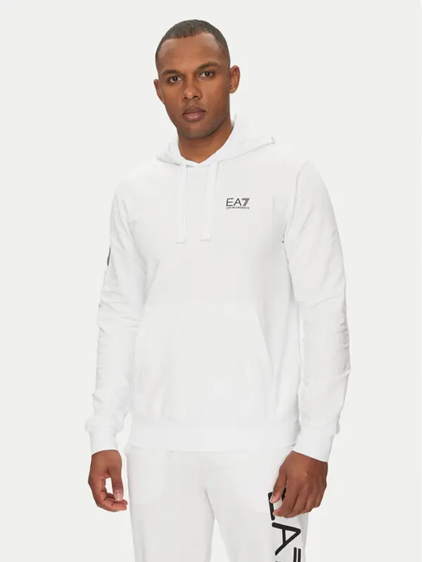 EA7 Emporio Armani EA7 Emporio Armani Majica dugih rukava 7M000569 AF13512 M0003 Bijela Regular Fit
