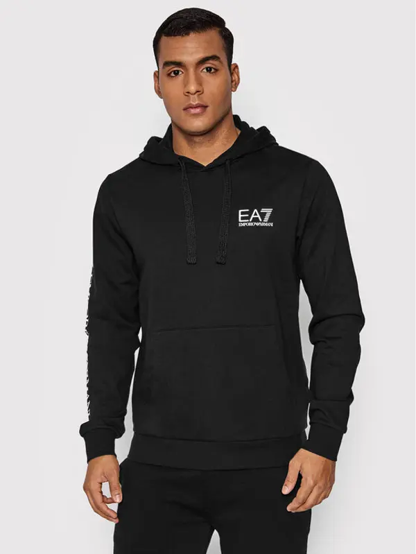 EA7 Emporio Armani EA7 Emporio Armani Majica dugih rukava 7M000569 AF13512 MC001 Crna Regular Fit