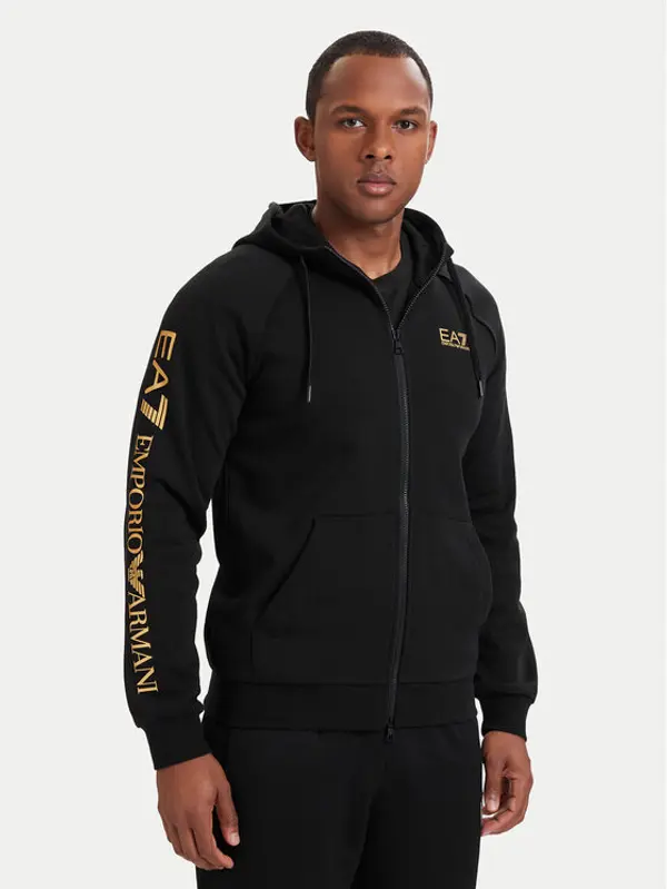 EA7 Emporio Armani EA7 Emporio Armani Majica dugih rukava 7M001047 AF10377 MC004 Crna Regular Fit