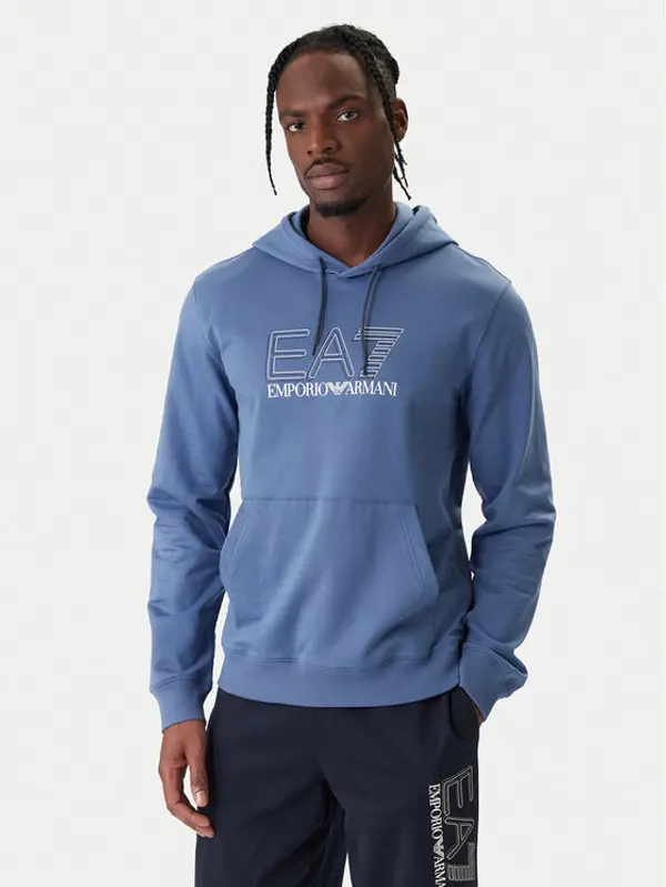 EA7 Emporio Armani EA7 Emporio Armani Majica dugih rukava 7M001313 AF13512 UB064 Plava Regular Fit