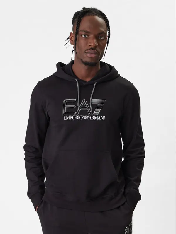 EA7 Emporio Armani EA7 Emporio Armani Majica dugih rukava 7M001313 AF13512 UC001 Crna Regular Fit