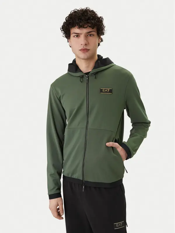 EA7 Emporio Armani EA7 Emporio Armani Majica dugih rukava 7M001335 AF16658 U7260 Zelena Regular Fit