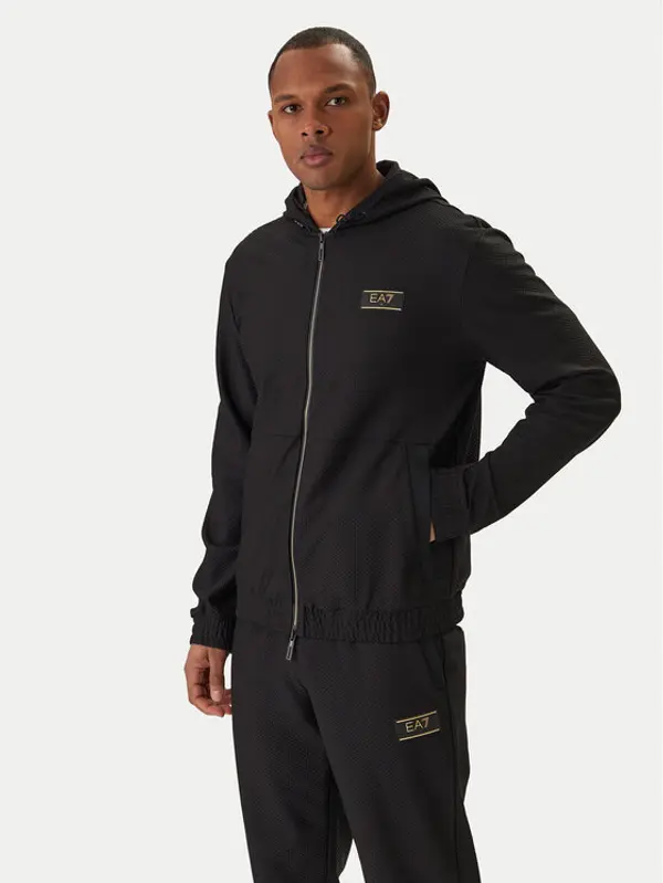 EA7 Emporio Armani EA7 Emporio Armani Majica dugih rukava 7M001339 AF21099 Crna Regular Fit