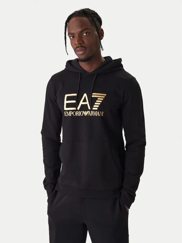 EA7 Emporio Armani EA7 Emporio Armani Majica dugih rukava 7M001413 AF22266 MC004 Crna Regular Fit