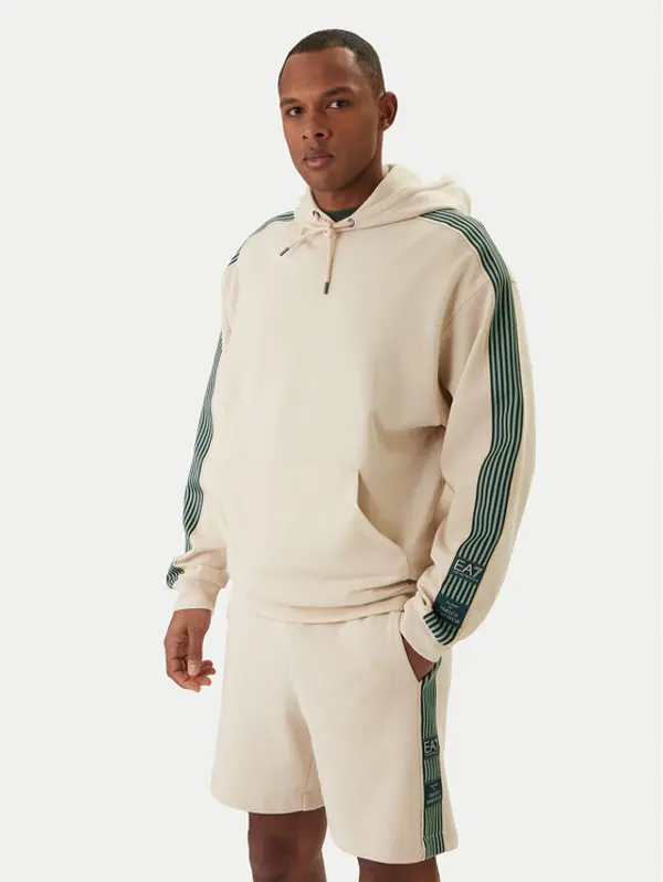 EA7 Emporio Armani EA7 Emporio Armani Majica dugih rukava 7M001508 AF12660 Bež Regular Fit