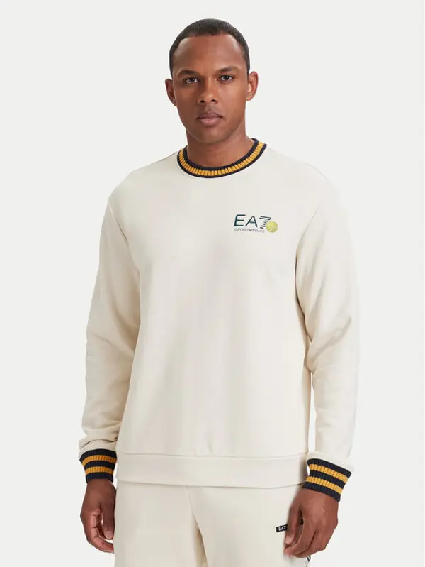EA7 Emporio Armani EA7 Emporio Armani Majica dugih rukava 7M002138 AF22265 U1079 Svijetlo bež Regular Fit