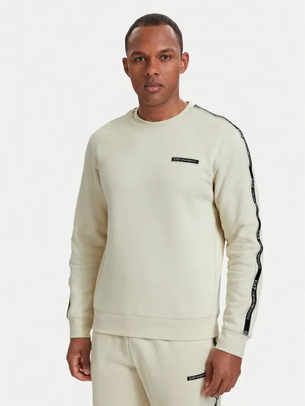 EA7 Emporio Armani EA7 Emporio Armani Majica dugih rukava 7M002195 AF10377 U1079 Svijetlo bež Regular Fit