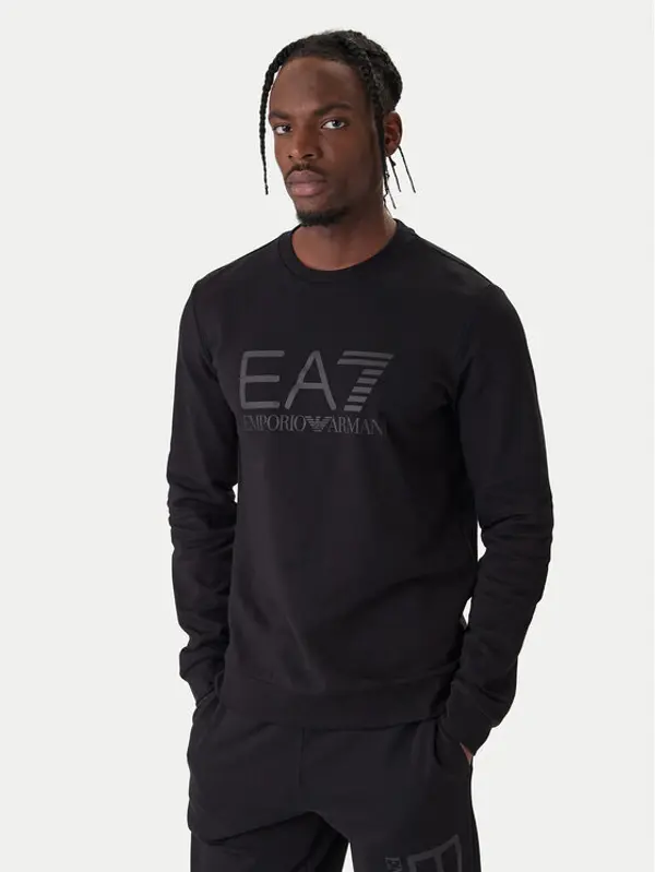 EA7 Emporio Armani EA7 Emporio Armani Majica dugih rukava 7M002278 AF22266 MC005 Crna Regular Fit