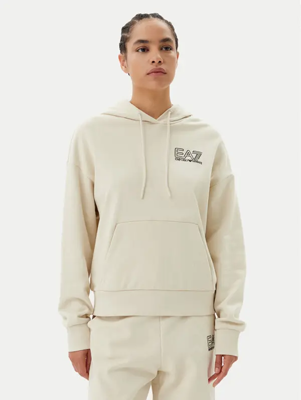 EA7 Emporio Armani EA7 Emporio Armani Majica dugih rukava 7W000101 AF12473 U1079 Bež Loose Fit
