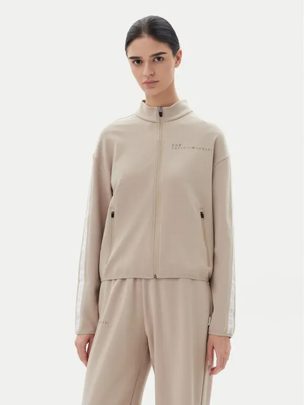 EA7 Emporio Armani EA7 Emporio Armani Majica dugih rukava 7W000275 AF12501 U6155 Bež Regular Fit