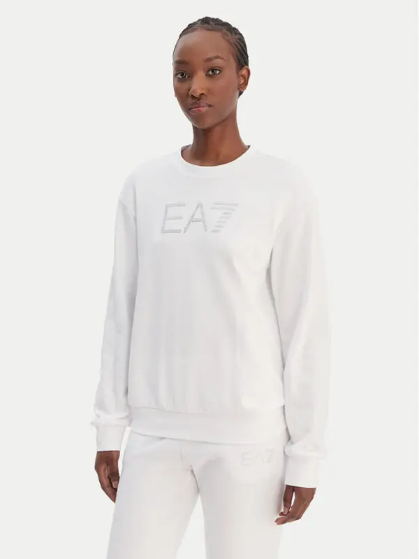 EA7 Emporio Armani EA7 Emporio Armani Majica dugih rukava 7W000953 AF15831 U0002 Bijela Regular Fit