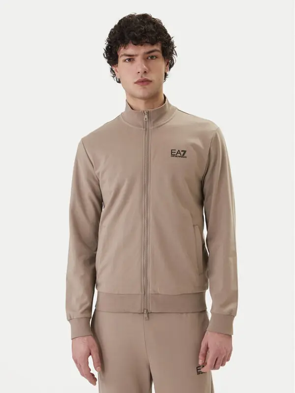 EA7 Emporio Armani EA7 Emporio Armani Majica dugih rukava 8NPM31 PJVRZ U6167 Bež Regular Fit
