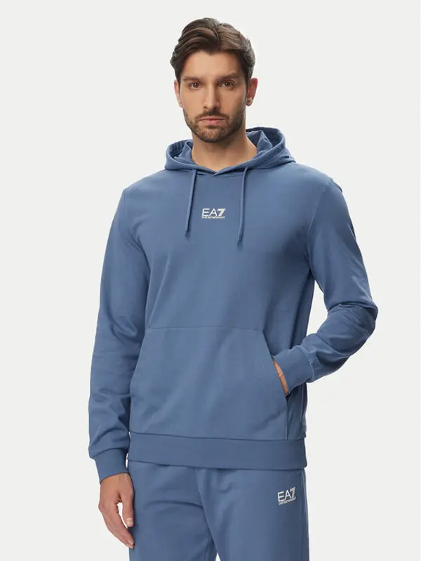 EA7 Emporio Armani EA7 Emporio Armani Majica dugih rukava 8NPM32 PJVRZ UB064 Plava Regular Fit