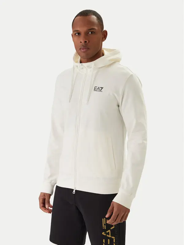 EA7 Emporio Armani EA7 Emporio Armani Majica dugih rukava 8NPM33 PJVRZ Écru Regular Fit