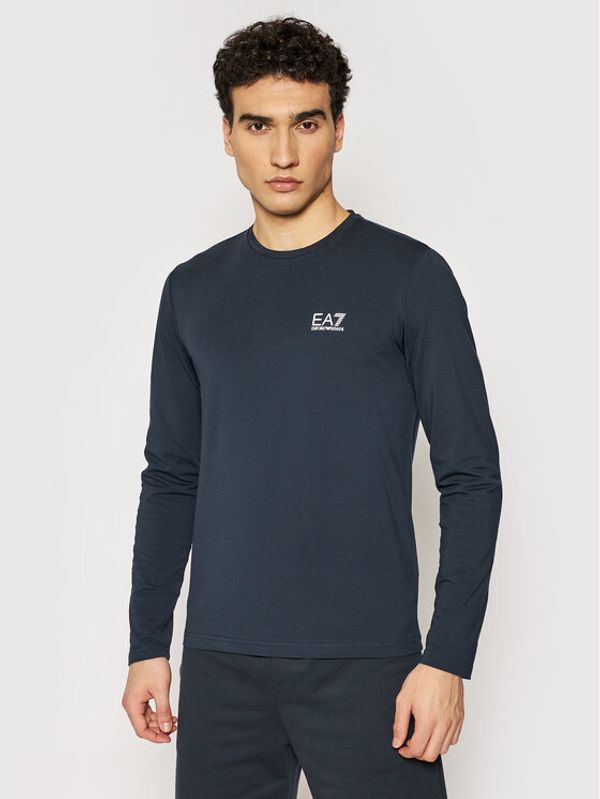 EA7 Emporio Armani EA7 Emporio Armani Majica dugih rukava 8NPT55 PJM5Z 1578 Tamnoplava Regular Fit