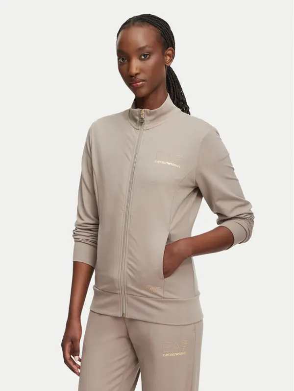 EA7 Emporio Armani EA7 Emporio Armani Majica dugih rukava 8NTM43 TJ9RZ U6100 Bež Regular Fit