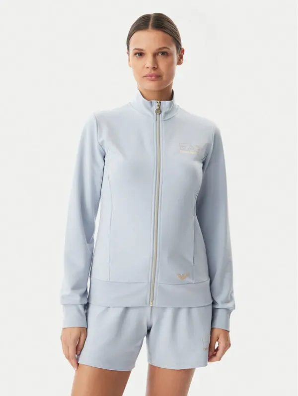EA7 Emporio Armani EA7 Emporio Armani Majica dugih rukava 8NTM43 TJ9RZ U9309 Plava Regular Fit