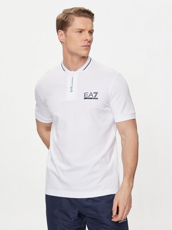 EA7 Emporio Armani EA7 Emporio Armani Polo 3DPF18 PJ04Z 1100 Bijela Regular Fit