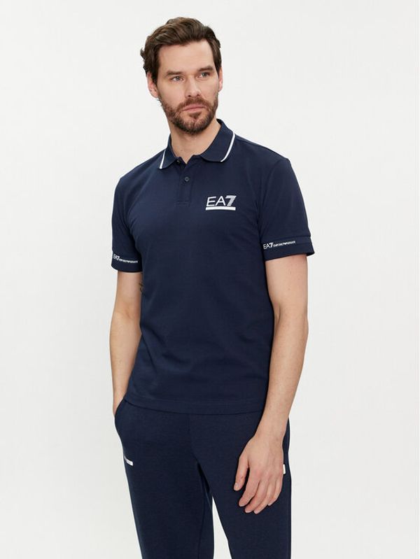 EA7 Emporio Armani EA7 Emporio Armani Polo 3DPF19 PJ04Z 1554 Tamnoplava Regular Fit