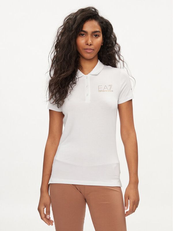 EA7 Emporio Armani EA7 Emporio Armani Polo 3DTF02 TJDQZ 1100 Bijela Regular Fit