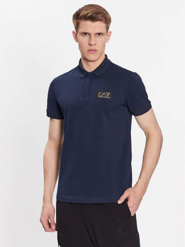EA7 Emporio Armani EA7 Emporio Armani Polo 3RPF01 PJ5AZ 1554 Tamnoplava Regular Fit