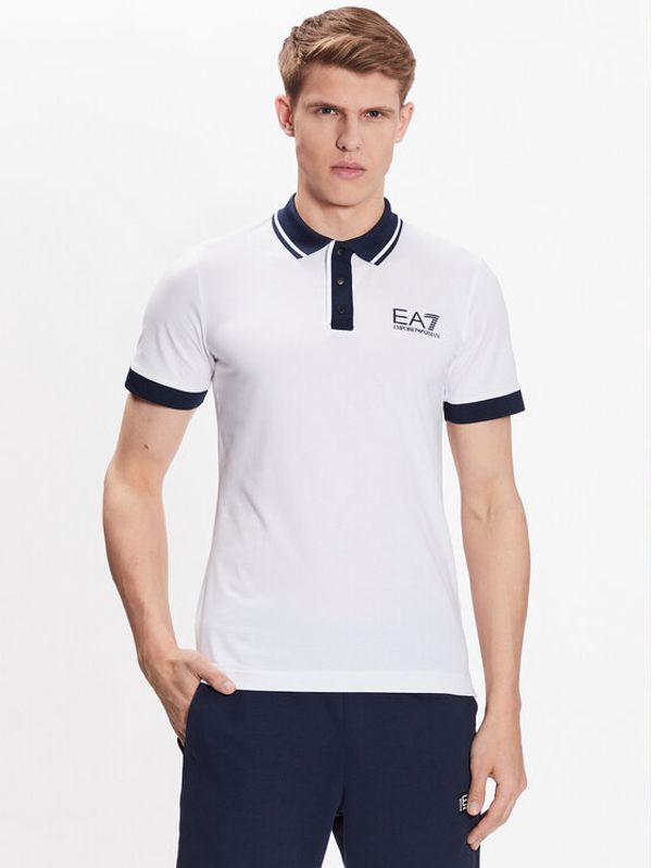 EA7 Emporio Armani EA7 Emporio Armani Polo 3RPF17 PJ03Z 1100 Bijela Regular Fit