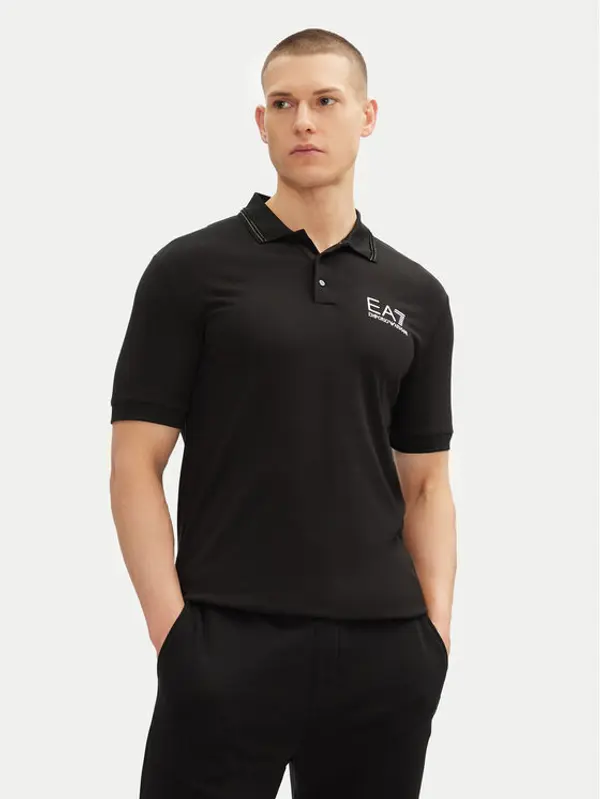 EA7 Emporio Armani EA7 Emporio Armani Polo 7M000300 AF13739 UC001 Crna Slim Fit