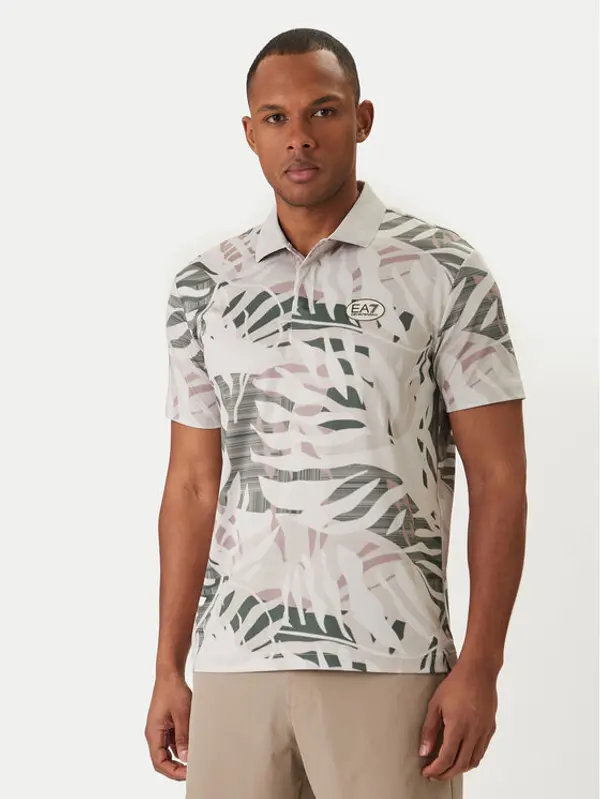 EA7 Emporio Armani EA7 Emporio Armani Polo 7M001286 AF22175 F8040 Écru Regular Fit